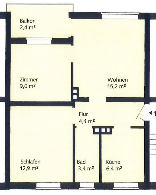 Country Style Apartment With Balcony Near Fair Hannover